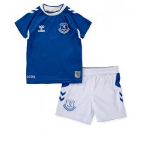 Everton Fußballbekleidung Heimtrikot Kinder 2022-23 Kurzarm (+ kurze hosen)